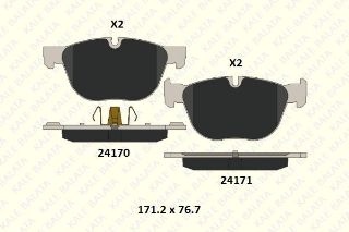 ÖN  FREN BALATASI BMW  X5 E70 E71  X6 F15 F85 F16 F86 resmi