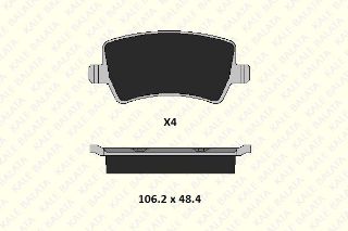 ARKA FREN BALATASI S MAX GALAXY 1,8TDCI / 2,0TDCI / 2,0 ECO 06 /> VOLVO S80 V70 III S80 XC60 XC70 0 resmi