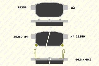 FREN BALATASI ARKA SWİFT 10> SX4 CROSS 13> VİTARA 15> resmi