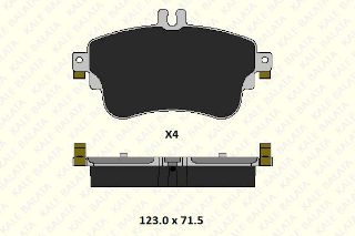 FREN BALATASI ÖN W176 12>18 W246 11>18 C117 13>19 resmi