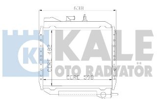 RADYATOR UNIMOG 3SIRAPA482X598X60 resmi