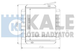 RADYATOR O303 V8 6SIRAPS680X645X80 resmi
