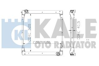 RADYATOR FORTUNA AL/BRZ920X936X40.5 resmi