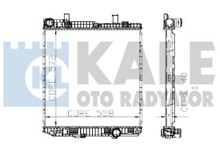 RADYATOR ATEGO AL/BRZ572X558X40 resmi