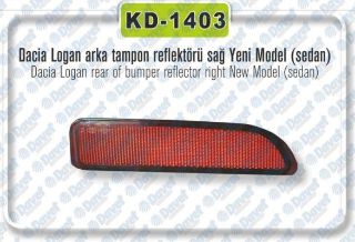 TAMPON REFLEKTÖRÜ ARKA SAĞ LOGAN SEDAN YM resmi
