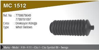 DİREKSİYON KÖRÜĞÜ .. ( R9 - R11 - CLIO I - CLIO SYMBOL - TWİNGO ) resmi