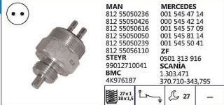 GERİ VİTES MÜŞÜRÜ MAN MERCEDES SCANIA BELDE resmi