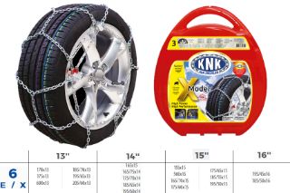 PATİNAJ ZİNCİRİ TAKMATİK ÇAPRAZ 13-14-15-16 JANT ZİNCİR EBATLARI İÇİN RESİME BAKINIZ resmi