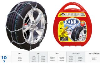 PATİNAJ ZİNCİRİ TAKMATİK ÇAPRAZ 14-15-16-17 JANT ZİNCİR EBATLARI İÇİN RESİME BAKINIZ resmi