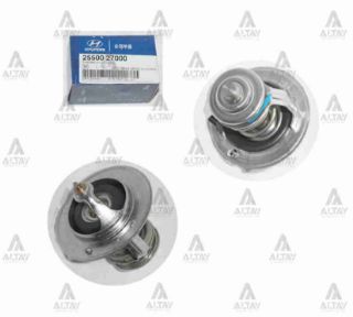TERMOSTAT ACCENT ERA  GETZ  ELANTRA  SANTAFE  TUCSON  İ30  CEED  CERATO  RİO DİZEL 85°C resmi