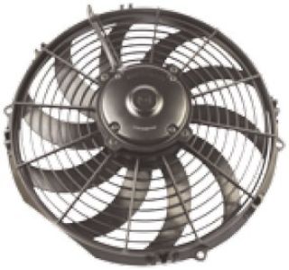 12V 12'' KOMPLE YASSI INCE EMICI KALIN MOTOR HELIS FAN MOTORU resmi