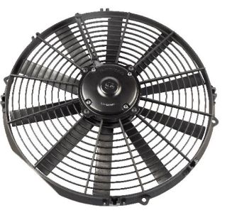 AKSIYEL FAN MOTORU 12V 14 KOMPLE YASSI INCE EMICI AKSIYEL 350MM 1770 M3 / H 74315016 resmi