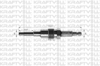 KIZDIRMA BUJİSI 24V FIAT 411-415 TRACTOR resmi