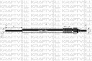 KIZDIRMA BUJİSI 11V H-1 2,5 CRDI SPORTAGE-SORENTO 2.5 CRDI resmi