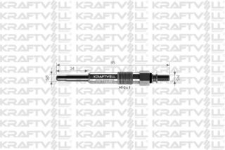 KIZDIRMA BUJİSI 11V CLİO-LAGUNA-MEGANE-SAFRANE-SCENIC 1,9TDI/2,2D/2,2TD resmi