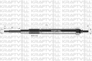 KIZDIRMA BUJİSI 11V FIESTA-FOCUS-FUSION 1,4TDCI/1,6TDCI SOKETLI resmi