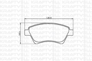 FREN BALATASI ÖN MEGANE II SCENİC II 1.4 / 1.5DCI / 1.6 / 1.9DCI / 2.0 KANGOO 1.9DCI 01> resmi