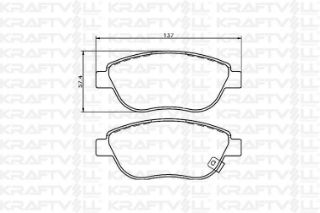 FREN BALATASI ÖN CORSA D 1.3 CDTI 07 / 06 > FIAT 500 0.9 12 > 1.4 1.3D 12 > 1.6D 12 > resmi