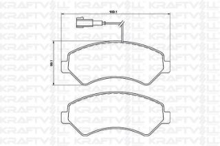 FREN BALATASI ÖN DUCATO III BOXER III JUMPER III 2.2HDI / 2.2HDI / 3.0HDI 16Q / 20Q 06> KARSAN JEST resmi