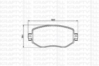 FREN BALATASI ÖN MEGANE IV (H4M) 1.2 TCE 1.5 DCI 16 > resmi