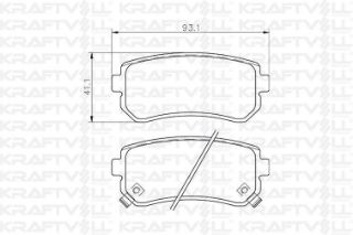 FREN BALATASI ARKA ACCENT ERA 06 > / I20 08 > 15 / I30 07 > 12 / IX20 10 > / IX35 10 > / SONATA 10 > 14 / CEED 06 > 12 / CERATO 08 > / RİO 05 > / SPORTAGE 04 > 11 resmi
