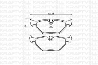 ARKA FREN BALATASI BMW E36 Z3 E32 E34 E36 M3 E34 M5 resmi