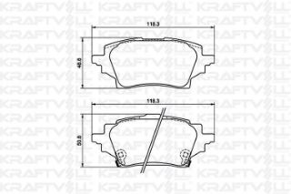 FREN BALATASI ARKA COROLLA 1.6 - 1.8 HYBRID 19 > resmi