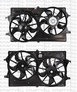 FAN MOTORU KOMPLE (+AC) ÇİFTLİ 1,6 ZETEC 16V FOCUS BM 98>04 resmi