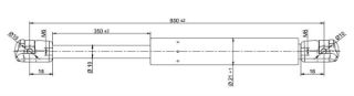 BAGAJ AMORTİSÖRU V347 06>11 resmi