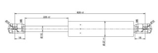 BAGAJ AMORTİSÖRU PARTNER TEPEE BERLİNGO III 08>13 resmi