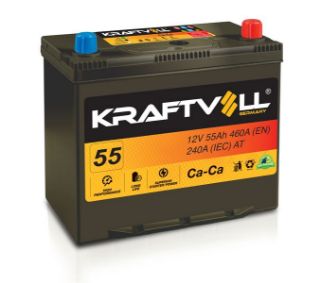 AKU12V 55 AH NS60 CA DAR TİP TAM KAPALI R resmi