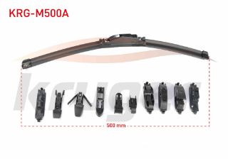 SİLECEK SÜPÜRGESI MUZ TIPI 11 APARATLI 500MM UNIVERSAL resmi