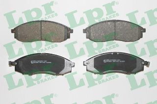 ÖN  FREN BALATASI PİCK UP KING CAB (D22)2,5DI 4WD 4X4,2,4I 4WD (03 / 02 ) resmi