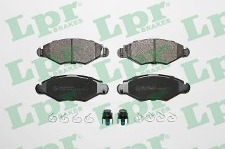 ÖN  FREN BALATASI P206 1,4HDI 1,1/1,4/1,6/1,9 98--> P206+(T3E)1,4/1,6 06-->KANGOO 1,9D (CELIK SEGMANL resmi