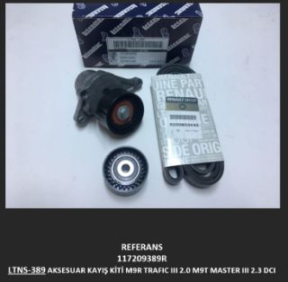 ALTERNATÖR KAYIŞ KİTİ .. ( M9R - M9T TRAFİC III - MASTER III 2.2 - 2.5 ) resmi