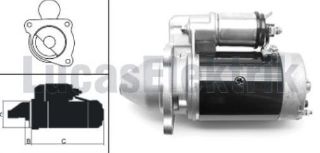 MARŞ MOTORU 12V 2,1KW 10 DIS M113 UZEL MF TRAKTOR resmi