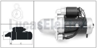 MARŞ MOTORU 24V 4,0KW 9 DIS ATEGO I / II CITARO,CITO,CONECTO,UNIMOG U,VARİO,ECONIC,LK / LN2 resmi