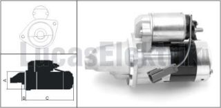 MARŞ MOTORU 12V / 1,4KW / 8DIS NİSSAN 100,200,SUNNY III, resmi