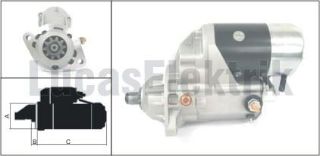 MARŞ MOTORU 24V 4.5 KW 10 DIS DENSO TİP CUMMINS B SERISI KOMATSU PC2006 resmi