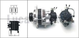 ALTERNATÖR 12V 110AH HYUNDAİ STAREX H1 (VAKUMLU) resmi