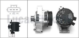 ALTERNATÖR 12V (105A) FOCUS 1,6 ZETEC E 16V 100PS 00>04 FİESTA V 01>08 FUSİON 01>12 resmi