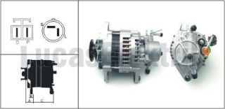 ALTERNATÖR 12V 100A V,P İSUZU NKR J9 PREMIER ELF 3,5T 130P KLIMALI resmi