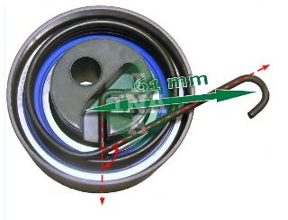 GERGİ RULMANI 531053520 CORSA-C COMBO-C ASTRA-H 1.7 DTL DTH resmi