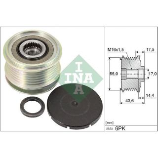 ALTERNATÖR KASNAĞI 535010510 (6 KANAL) CLİO KANGO MEGANE K4M K4J K9K F4P resmi