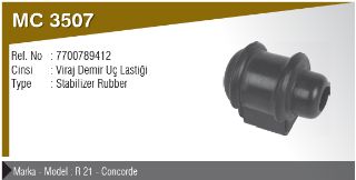 VİRAJ UÇ LASTİĞİ .. ( R21 - CONCORDE ) resmi