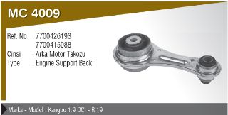 MOTOR TAKOZU - ARKA .. ( R19 - KANGOO 1.9 DCI ) resmi