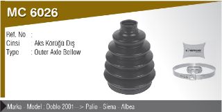 AKS KÖRÜĞÜ  DIŞ .. ( DOBLO 01 - > PALIO - ALBEA - SIENA ) resmi