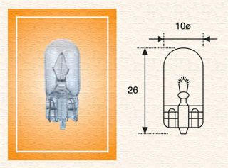ÜNİVERSAL AMPÜL W3W 24V DİPSİZ resmi