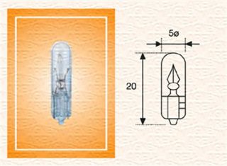 ÜNİVERSAL AMPÜL T5 1.2W 12V DİPSİZ GNL resmi