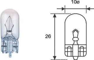 ÜNİVERSAL AMPÜL W3W 12V 53 resmi